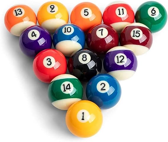 16 Piece Billiard Table Balls Set