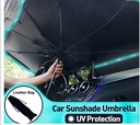 Foldable Sunshade – Front Window Protector – Universal Windshield for All Vehicles Models. Size (Large)