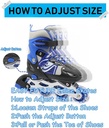 Inline Skates Full Protective Gear Set 4 35-38M