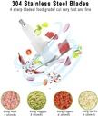 Chopper, Electric Meat Chopper with Powerful Motor, 3L Stainless Steel