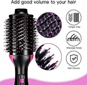 3 In 1 Electric One Step Hair Dryer Black/Pink(1)
