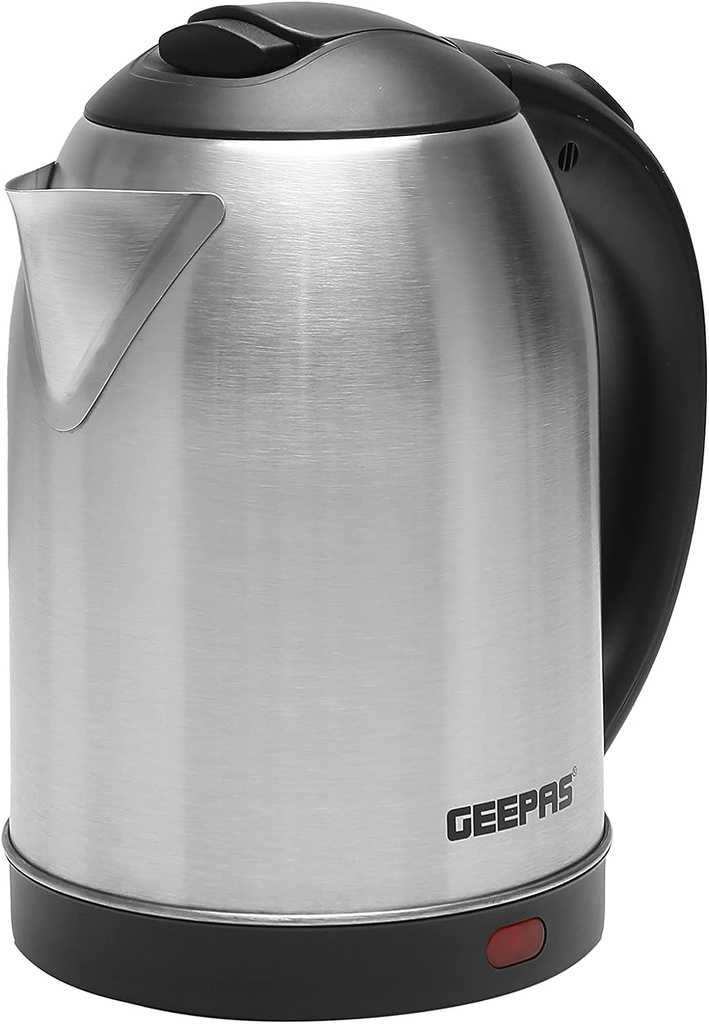 GEEPAS ELECTRIC KETTLE GK5466, 1.8 Liter, 1500 Watts, Silver