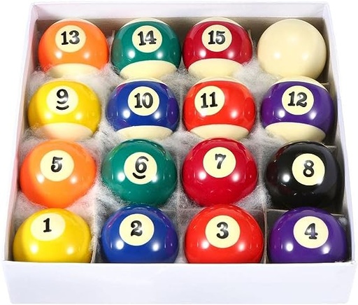 [PZDER8591] 16 Piece Billiard Table Balls Set