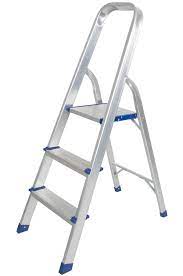 Aluminium 3 Tread Step Ladder[W 12 x L 12.67 xH 180 cm]