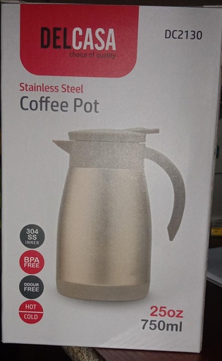DELCASA STAINLESS STEEL COFFEE POT DC2130