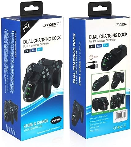 DOBE PS4 Controller Charger, Dual Shock 4 Controller Charging Docking Station