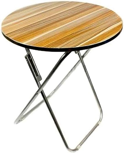 [PZDOPEN999] ROUND WOODEN TABLE RO178[23.6D x 23.6W x 27.6H centimeters]