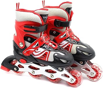 [PZDDR755] Skating Shoe, Skate Shoe All Size 31-42 (Red, 35-38)