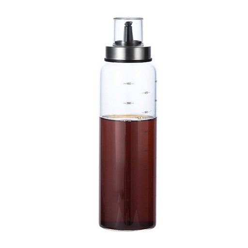 [PZDEL321] Vinegar Container Seasoning Glass Oil Bottle Dispenser 500ml