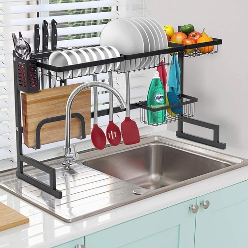 [PZDER801] Dish Drying Rack Over Sink Display Stand