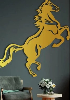 Horse wall art  acrylic 60 x 80cm