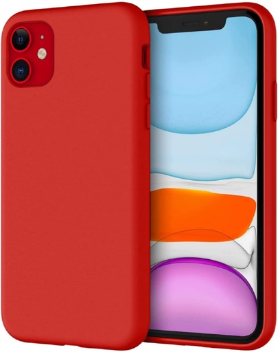 IPHONE 11 SILICONE CASE RED