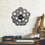 Stylish Rings 3D Wall Clock  M (18×18)