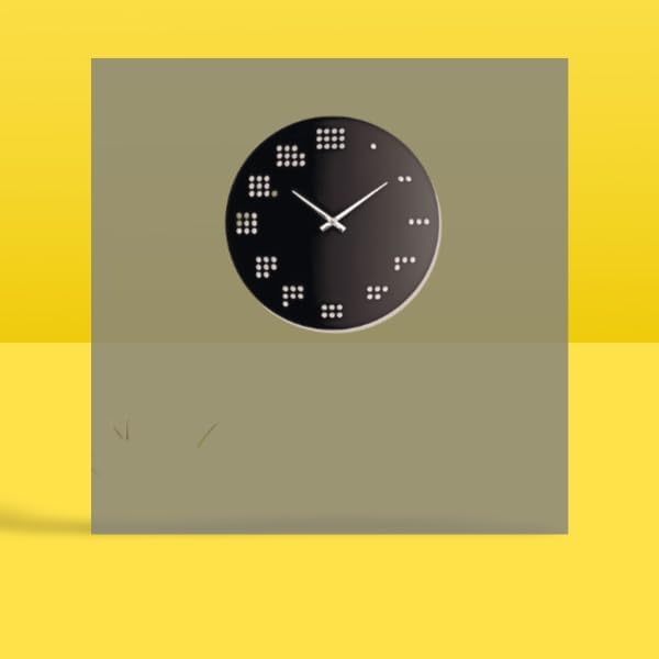 Time Dots 3D Wall Clock L (24×24)