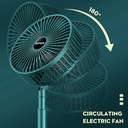 Portable Rechargeable Desk Fan, Folding Fan Pedestal Fan