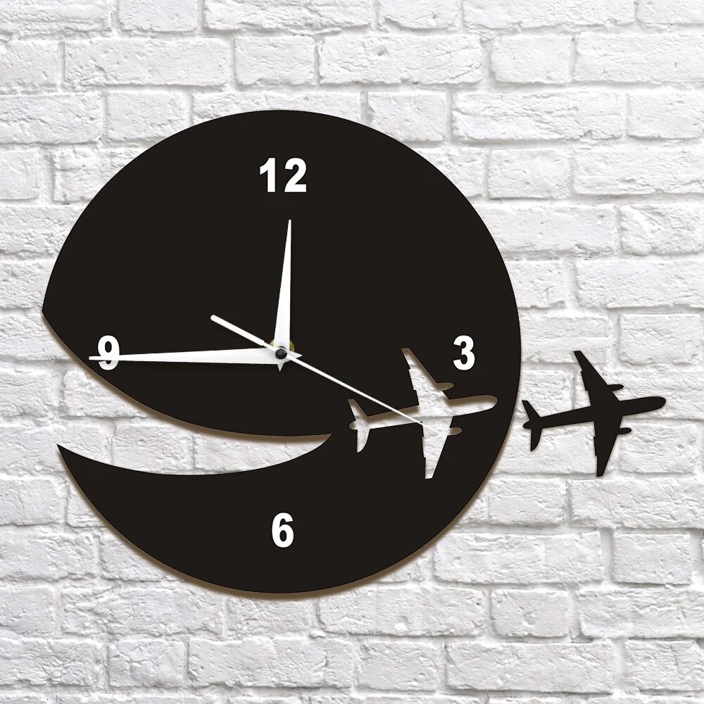 Time Flies 3D Wall Clock S (12×12)