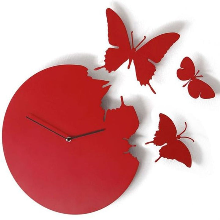 Butterflies Acrylic Wall Clock(Medium)