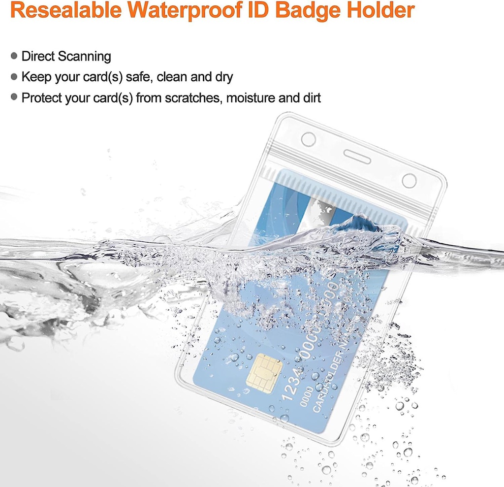 Clear ID Badge Holder