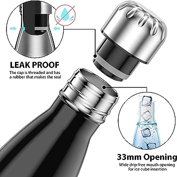 Water Bottle 500 ml Vacuum Insulated Water Bottle MULTICOLOR