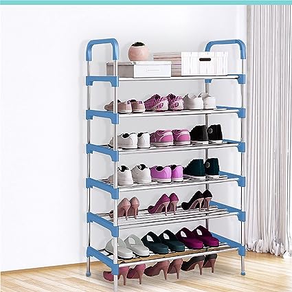 Shoe Storage Rack 6-tier Free Standing Shoe Rack Outdoor( Multi Color)