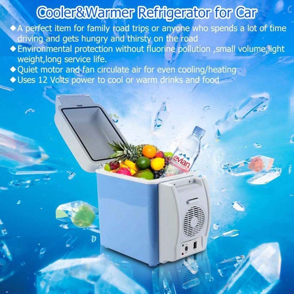 7.5L Dual Function Mini Car Refrigerator