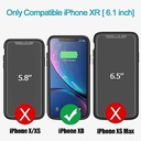 iPhone XR Battery Case BLACK 4000MAH