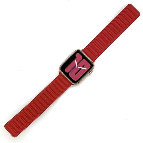 BAND2U APPLE WATCH LOOP LEATHER BAND RED 42/44MM