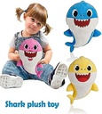 Baby Shark Plush Toy BLUE/PINK/YELLOW ( without music)