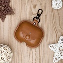 AIR PODS PRO LEATHER CASE BROWN