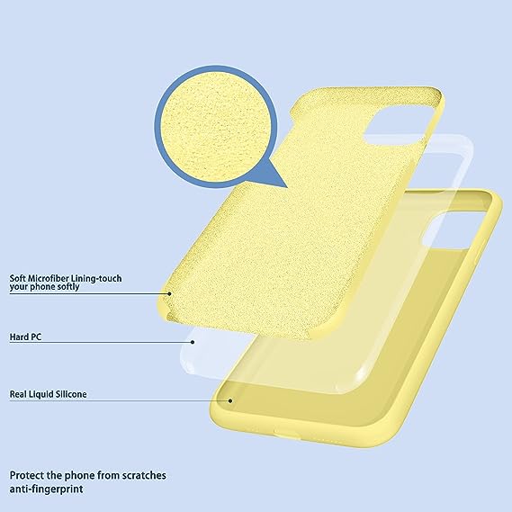 iPhone 11 PRO MAX SILICONE CASE YELLOW