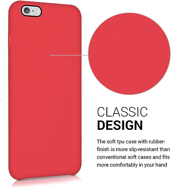 IPHONE 6S PLUS Silicone COVER RED