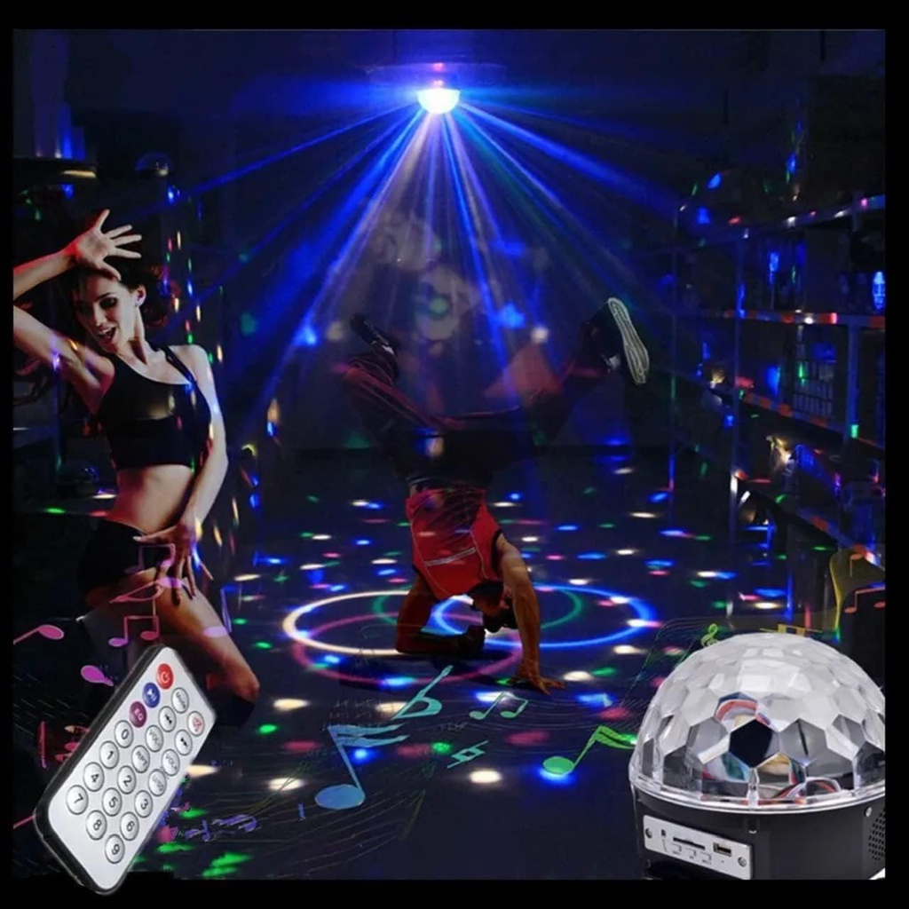 LED Crystal Music Ball  Party Show Club Projector