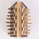 Magnetic Chess Set Inlaid Walnut Wood Chess Set