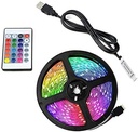 Color Changing RGB Led Light Strips with Remote (5M)