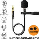 Wired Lavalier Lapel Clip On Microphone