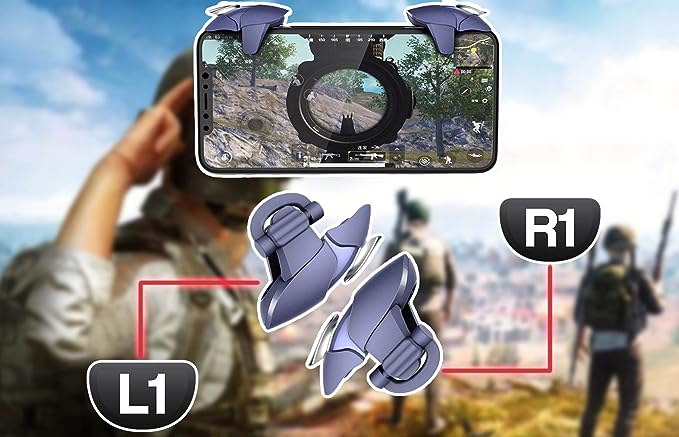 iPhone & Android Smart Phone PUBG blue shark trigger