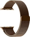 WATCH Band 44mm 42mm SERES 7/6/ Steel Metal Strap DARK BROWN