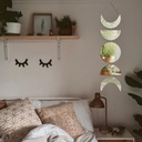 Moon Cycle Wall Decor | Acrylic Decorative Moon