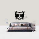CAT WITH SUNGLASSES ACRYLIC WALL DECOR(LARGE)