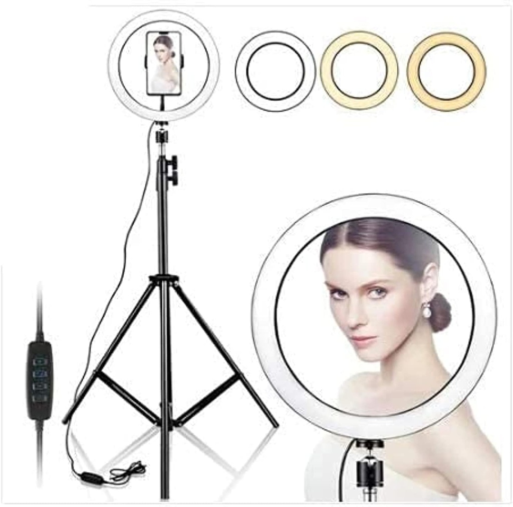 10 INCH RING LIGHT WITH TRIPOD STAND