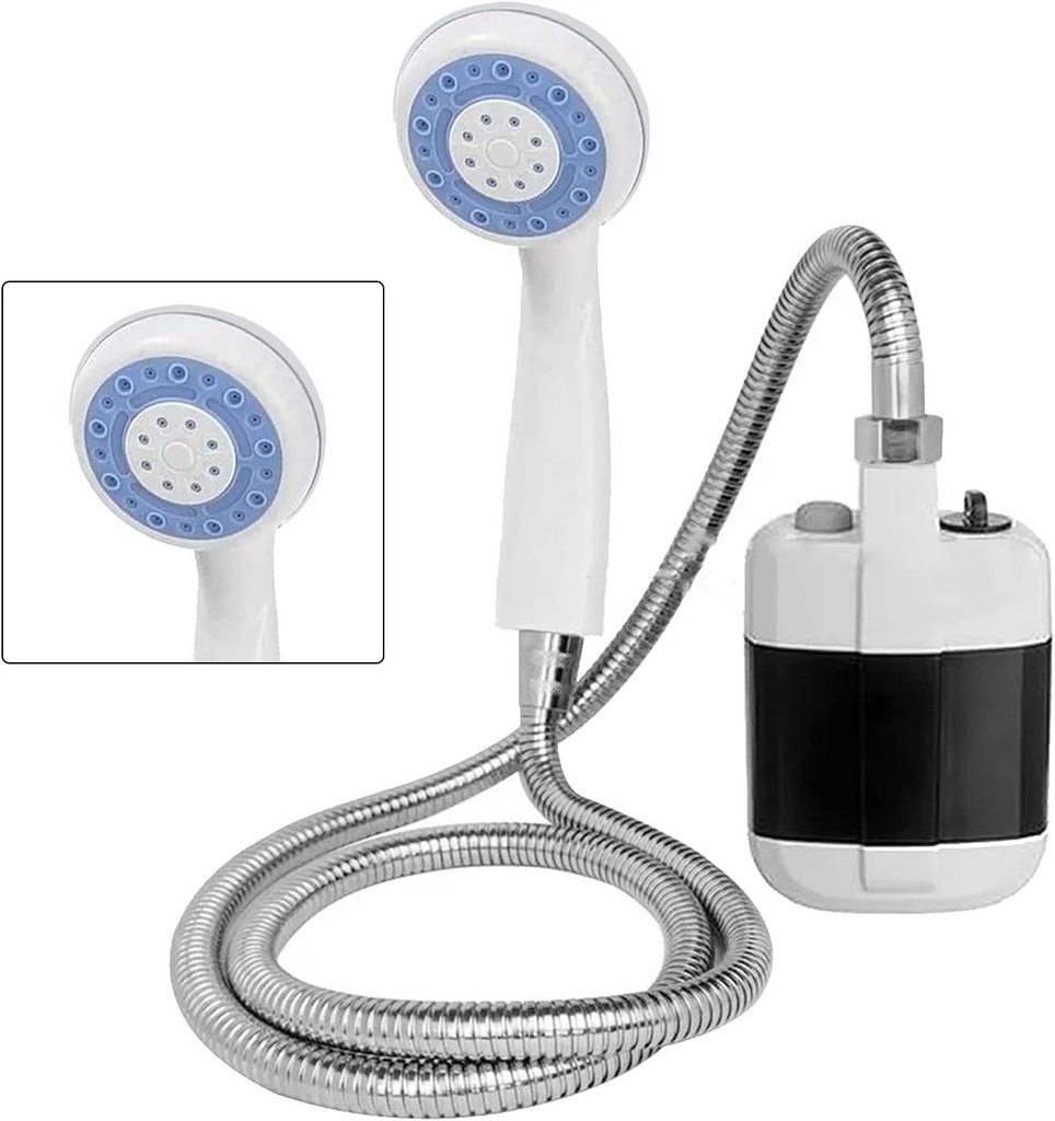 Portable Camping Shower Outdoor USB Rechargeable Electric Shower Pump for Camping Car Washing Gardening Pet Cleaning