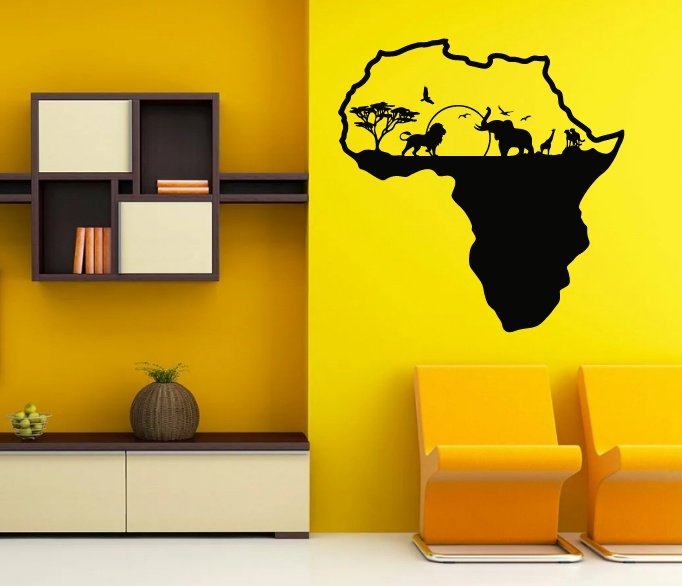 Africa Wall Decor Large
