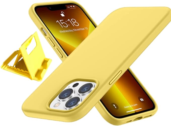 IPHONE 13 PRO MAX SILICONE CASE YELLOW