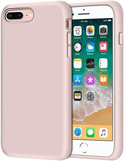 IPHONE 7/8 SILICONE CASE Pink Sand)