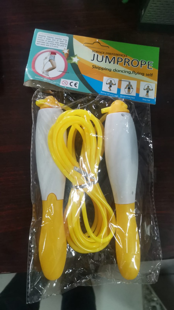 JUMPING ROPE HANDLE WITH RUBBER GK4-20