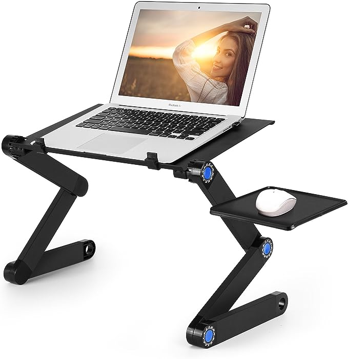 Laptop Table, Adjustable Bed Portable Workstation