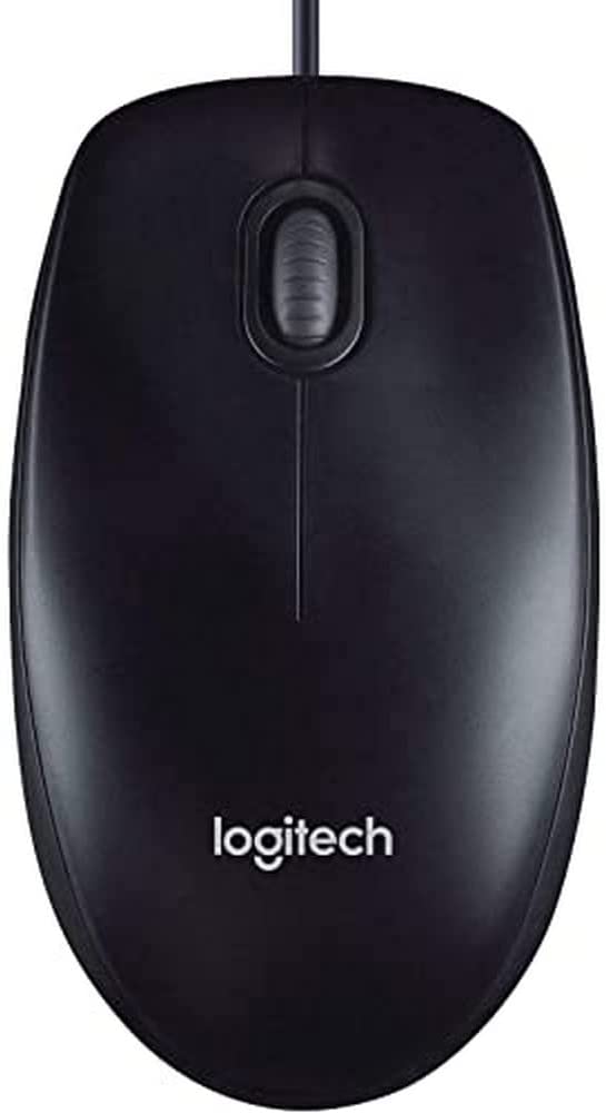 Logitech M90 USB Wired Mouse - Black