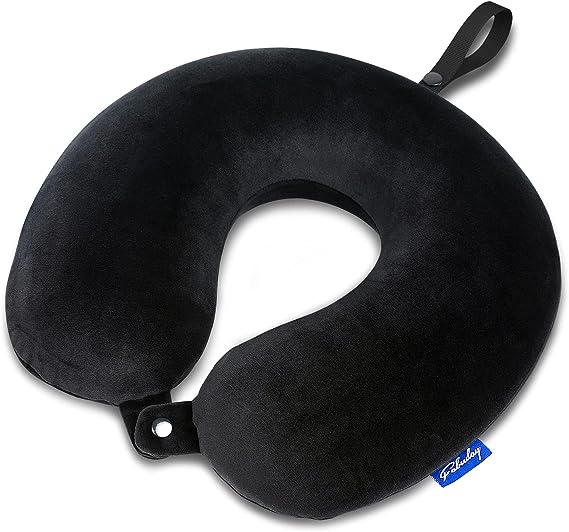 NECK PILLOW Travel Pillow (MULTI COLOR)Black
