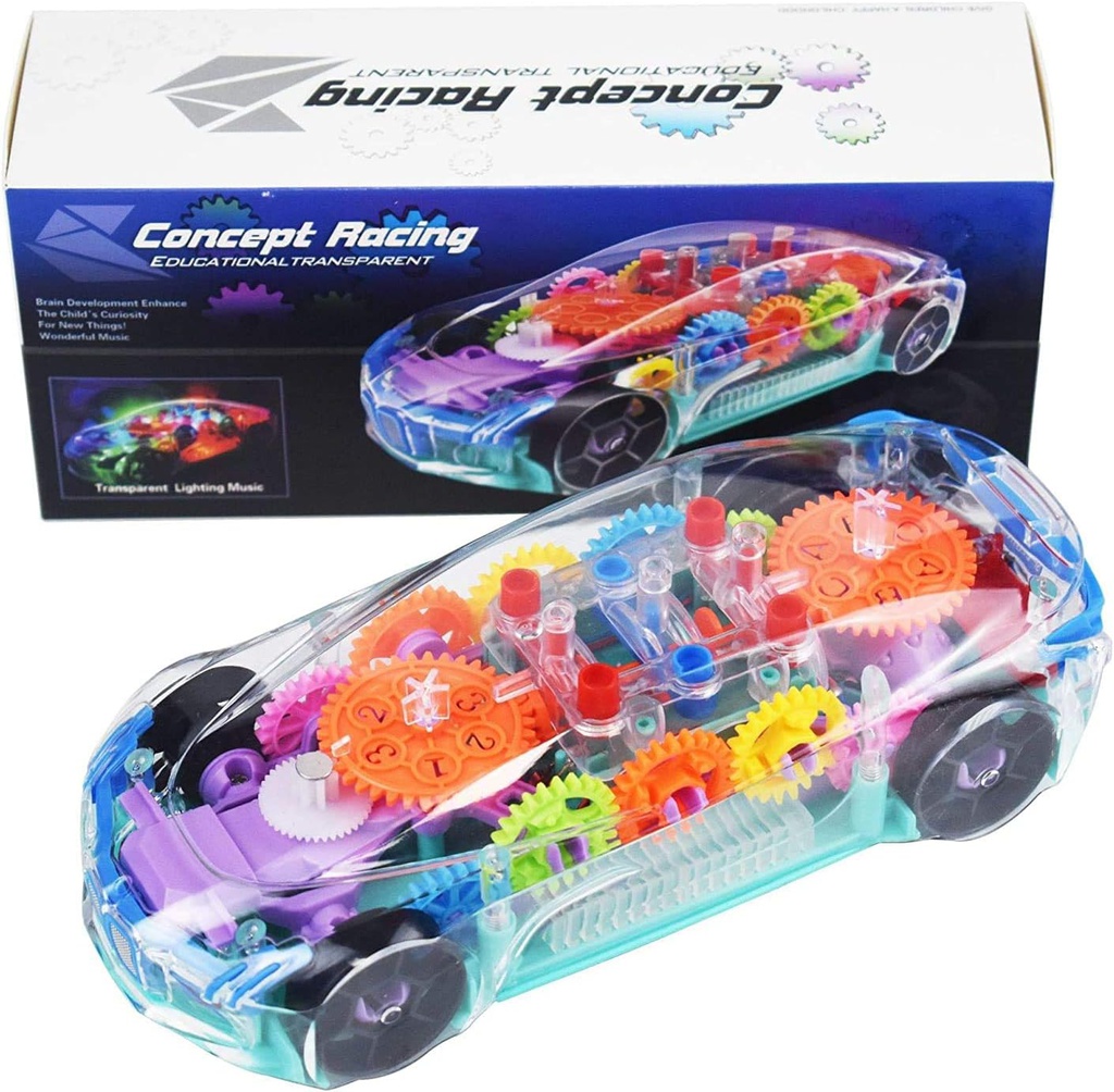 Racing Car with 3D Flashing Led Light