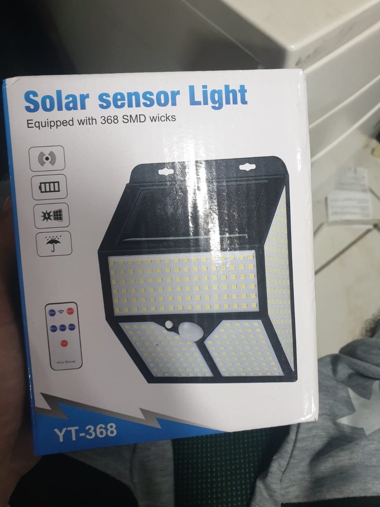 SOLAR SENSOR LED LIGHT YT368(‎5.6 x 16 x 10.4 cm)
